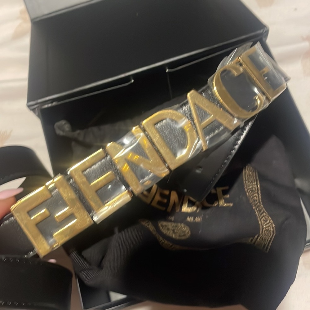 Original Limited edition collab Fendace Fendi x Versace belt